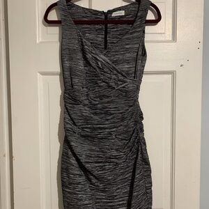 Calvin Klein  silvery/grey/black cocktail dress    size 2